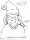 Fig. 08 - Sunshade for head connecting to an eyewear retainer