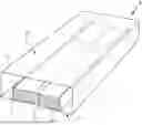Fig. 01 - ACOUSTIC ATTENUATION DEVICE PROVIDED WITH INSERTS MADE OF ACOUSTICALLY ABSORBENT MATERIAL