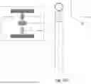 Fig. 46 - ASSISTIVE STAND FOR COSMETIC APPLICATOR CONFIGURED FOR USERS WITH LIMITED MOBILITY