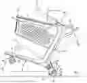 Fig. 01 - TIP LIMITING MEMBER FOR WHEELED CART AND ASSEMBLIES THEREOF