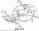 Fig. 22 - Fluidic propulsive system and thrust and lift generator for aerial vehicles