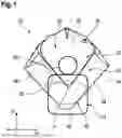 Fig. 02 - Vehicle occupant restraining system comprising a passenger airbag