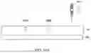 Fig. 43 - PACKAGE STRUCTURE CONTAINING CHIP STRUCTURE WITH INCLINED SIDEWALLS