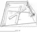 Fig. 04 - LOW PROFILE WIRE FORM RACK FOR HOOD-TYPE WAREWASH MACHINE AND ASSOCIATED WAREWASH MACHINE AND METHOD