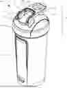 Fig. 01 - Container lid with flip cap and nesting carry loop