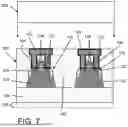 Fig. 05 - STRUCTURE WITH UPPER FEATURES OF ADJACENT METAL STRUCTURES WITH SIDEWALL SPACERS PROVIDING VOID-FREE DIELECTRIC FILLING