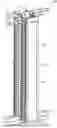 Fig. 01 - Dual Hinge Cable Management Cover