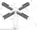 Fig. 13 - Antenna Radiator with Pre-Configured Cloaking to Enable Dense Placement of Radiators of Multiple Bands