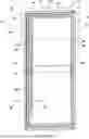 Fig. 01 - ATTACHMENT ASSEMBLY FOR AN INSULATED DOOR