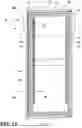 Fig. 14 - ATTACHMENT ASSEMBLY FOR AN INSULATED DOOR