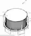 Fig. 01 - EASY-TO-ASSEMBLE TRAMPOLINE WITH SPRAY ELEMENTS