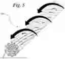 Fig. 06 - Counterclockwise twisted fiber material twisted together in counterclockwise direction to form a bow string and/or cable.