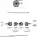 Fig. 03 - Sequential amplification of moment of inertia using axle-to-rim-to-rim-to-axle -to-axle flywheel interconnections