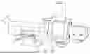 Fig. 40 - DIRECTIONAL WHEEL LOCK ASSEMBLIES AND COTS HAVING DIRECTIONAL WHEEL LOCK ASSEMBLIES