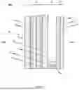 Fig. 02 - BALLISTIC BLOCK FOR A BULLET RESISTANT GLAZING