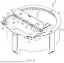 Fig. 10 - FLANGE-MOUNTED COOKING UTENSIL FOR FIRE PIT