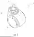 Fig. 02 - CASTOR WITH PRESSURE BRAKE DEVICE