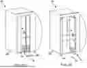Fig. 06 - PREMIUM AND ACCESSIBLE LAVATORY WITH INCREASED DOOR OPENING