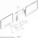 Fig. 02 - Dual-screen stand for computer extension