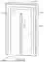 Fig. 15 - ENTRYWAY PANEL WITH MAGNETIC CLOSURE AND METHODS OF INSTALLATION