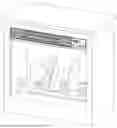 Fig. 01 - Electric Fireplace with Undermounted Flame Projector Module