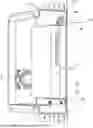 Fig. 01 - ENCLOSURE WITH BRACKET CONFIGURED TO ROTATE SO AS TO ALLOW MOUNTING OF DIFFERENT SIZED TELECOMMUNICATION COMPONENTS IN THE ENCLOSURE