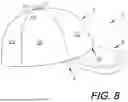 Fig. 09 - HEADWEAR CROWN COVER SYSTEM AND METHOD OF USE