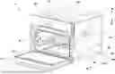 Fig. 01 - COOKING OVEN WITH HEATING ELEMENT ACCESSIBLE SEPARABLE FROM REMAINDER WITHOUT HAVING TO REMOVE A DOOR OR SIDE WALLS OF OUTER WRAPPER