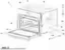 Fig. 03 - COOKING OVEN WITH HEATING ELEMENT ACCESSIBLE SEPARABLE FROM REMAINDER WITHOUT HAVING TO REMOVE A DOOR OR SIDE WALLS OF OUTER WRAPPER