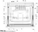Fig. 13 - COOKING OVEN WITH HEATING ELEMENT ACCESSIBLE SEPARABLE FROM REMAINDER WITHOUT HAVING TO REMOVE A DOOR OR SIDE WALLS OF OUTER WRAPPER