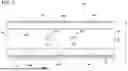 Fig. 06 - SPLICE PLATE WITH SPACING INDICIA FOR CABLE TRAY SECTION SPACING