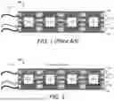 Fig. 02 - Low power LED strip with alternate data path