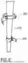 Fig. 07 - Standalone adjustable showerhead support system
