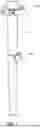 Fig. 08 - Standalone adjustable showerhead support system
