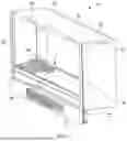 Fig. 02 - FLAME SIMULATING ASSEMBLY WITH A REFLECTIVE LIGHT SYSTEM AND A CLEAR SPECULAR REFLECTIVE PANEL