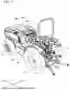 Fig. 04 - COMPONENT LAYOUT OF LIQUID COOLING COMPONENTS IN ELECTRIC WORK VEHICLE