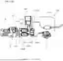 Fig. 41 - COMPONENT LAYOUT OF LIQUID COOLING COMPONENTS IN ELECTRIC WORK VEHICLE