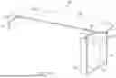 Fig. 19 - FLAT-PACK TABLE HAVING TOOL-FREE ASSEMBLY