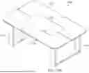 Fig. 44 - FLAT-PACK TABLE HAVING TOOL-FREE ASSEMBLY