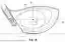 Fig. 22 - GOLF CLUB HEAD WITH A VARIABLE FACE THICKNESS