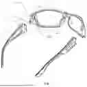 Fig. 02 - EYEGLASSES WITH ELASTIC LIMITING STRUCTURE
