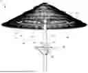 Fig. 01 - Modulating Thatch Shade Structure