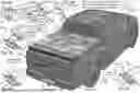 Fig. 02 - Rail Mounted Retractable Cover; Pivotable Retractable Bed Cover for a Pickup Truck; Tiltable Retractable Bed Cover for a Pickup Truck; Post-Mounted Retractable Cover; Track Mounted Retractable Cover; Magnetically Actuated Retractable Cover; and Retractable Bed Cover and Rear Window Protector for a Pickup Truck