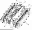 Fig. 01 - CRAWLER TYPE VEHICLE CONFIGURED FOR TRAVELING ALONG A STRUCTURE, METHOD OF HANGING/SUSPENDING THE VEHICLE FOR CARRYING OUT CRAWLER-LIKE TRAVELING MOTION ALONG THE STRUCTURE, AND USE OF AT LEAST ONE CRAWLER TYPE DRIVE UNIT FOR ACTIVE TRAVELING MOTION