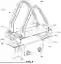 Fig. 03 - High Voltage Cable Cleat with Integral Cable Roller