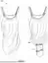 Fig. 02 - BATHING SUIT HAVING CLOSEABLE PANEL IN A LOWER PORTION