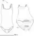 Fig. 03 - BATHING SUIT HAVING CLOSEABLE PANEL IN A LOWER PORTION
