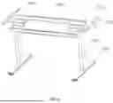 Fig. 07 - TELESCOPIC DESK FRAME AND DESK