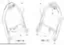 Fig. 12 - SEAT ASSEMBLIES HAVING FIXED FRAMES AND MOVABLE SEAT CUSHIONS AND MOVABLE SEAT BACKS WITH VERTICAL DAMPERS AND CLAMPS COUPLING THE VERTICAL DAMPERS TO THE FIXED FRAMES