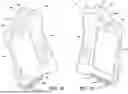 Fig. 13 - SEAT ASSEMBLIES HAVING FIXED FRAMES AND MOVABLE SEAT CUSHIONS AND MOVABLE SEAT BACKS WITH VERTICAL DAMPERS AND CLAMPS COUPLING THE VERTICAL DAMPERS TO THE FIXED FRAMES